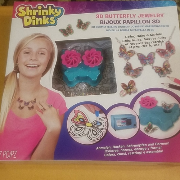 Download Shrinky Dinks Toys Shrinky Dinks 3d Butterfly Jewelry Poshmark
